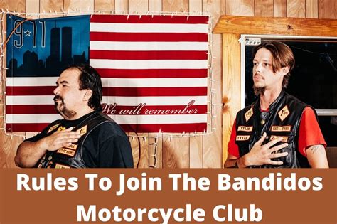 16, 2001. . Bandidos motorcycle club rules